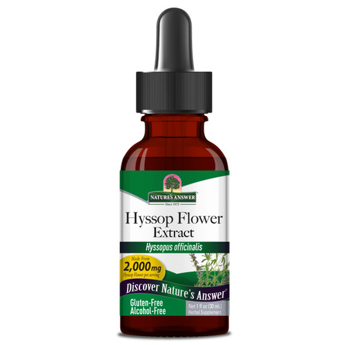 Nature's Answer Alcohol Free Hyssop - 30ml