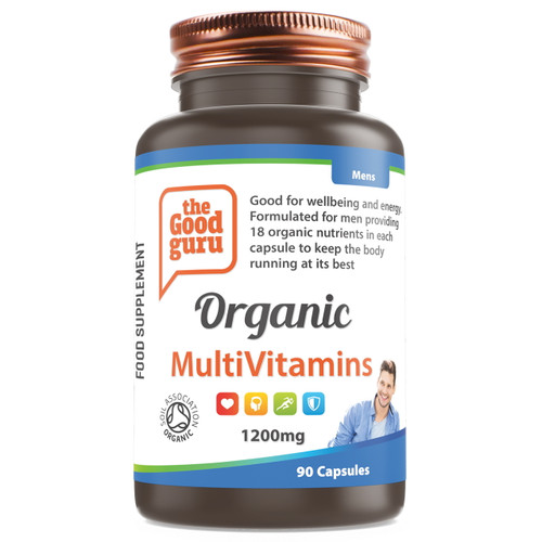 The Good Guru Organic Multivitamin for Men - 90 capsules