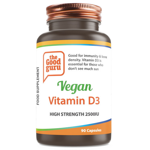 The Good Guru Vegan Vitamin D3 - 90 capsules