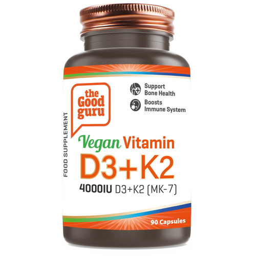 The Good Guru Vegan Vitamin D3 & K2 - 90 capsules