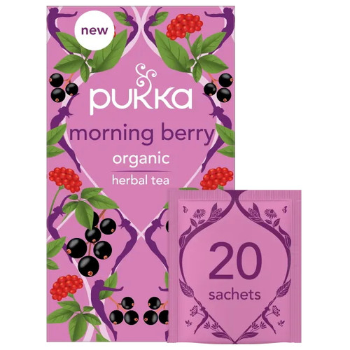Pukka Morning Berry Herbal Tea - 20 bags