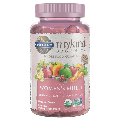 Garden of Life mykind Organics Women's Multi (Berry) - 120 gummies