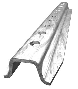 7' 1.12LB Galvanized Delineator Post