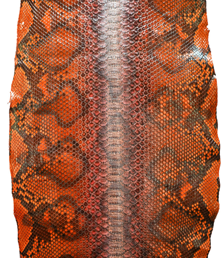 Reticulated - B.C - H.P.  - Orange - Glazed