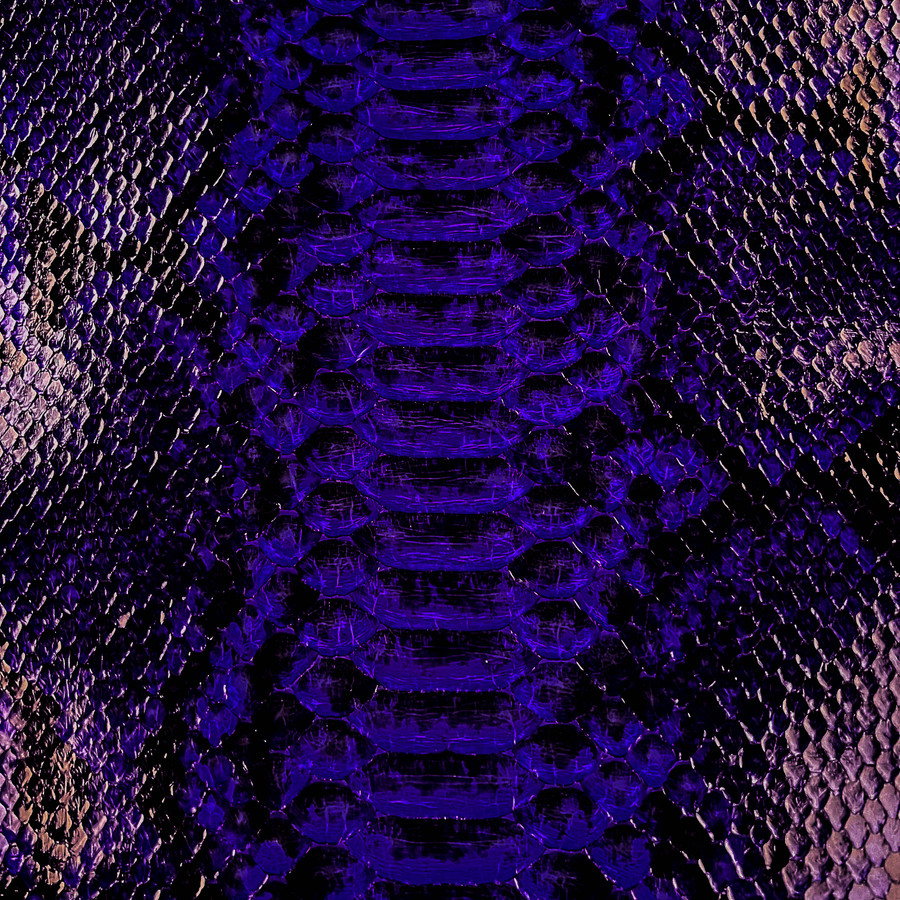 Reticulated - B.C - U.B. - Royal Blue - Glazed