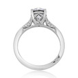 1.00 Ct. Round Moissanite Platinum Tacori Dantela Solitaire Engagement Ring (2638RD65-M)