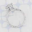 1.70 ct Round Shape Earth Mined Diamond Engraved Solitaire Platinum Engagement Ring (2006169)