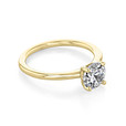 1 ct Round Solitaire Yellow Gold Engagement Ring (SO63-YG)