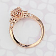 1.00 Ct. Round Shape Moissanite Tacori Dantela Rose Gold Engagement Ring (2006257)