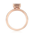 Rose Gold Morganite Engagement Ring (R855-4)