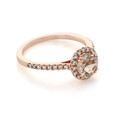 Rose Gold Morganite Engagement Ring (R868-4)