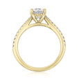 1 ct Round Micro-Prong Yellow Gold Engagement Ring (FG55)