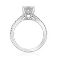 1.50 ct Cushion Micro-Prong White Gold Engagement Ring (FG529)