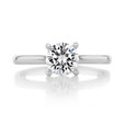 1 ct Round Gabriel Solitaire White Gold Engagement Ring (ER14982)