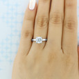 1 ct Round Gabriel Solitaire  White Gold Engagement Ring (GC19SO)