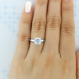 2 ct Round Gabriel Solitaire White Gold Engagement Ring (GC19SO-200)