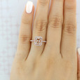 Rose Gold Morganite Engagement Ring (R1052-4)