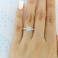 1 ct Round Micro-Prong White Gold Engagement Ring (EV19-2)