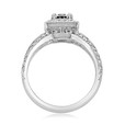 Halo Pavé Engagement Ring (F303)