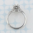1.10 ct Oval Shape Lab Cultivated Simply Tacori White Gold Engagement Ring (2006806)