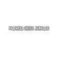 14K White Gold Pavé-Set Diamond Band (LR51176)