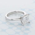 1.90 Ct. Princess Shape Moissanite Solitaire White Gold Engagement Ring (2006773)