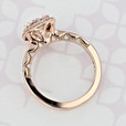 1.50 Ct. Round Shape Moissanite Tacori Coastal Crescent Rose Gold Engagement Ring (2006438)