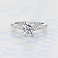 1.30 ct Round Shape Earth Mined Diamond Simply Tacori Platinum Engagement Ring (2006528)