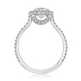 1 ct Danhov Per Lei Halo White Gold Engagement Ring  (LE112)
