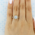 1 ct Tacori Petite Crescent Yellow Gold Engagement Ring (HT2556RD65-YG)