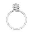 1 ct Danhov Abbraccio White Gold Engagement Ring  (AE136)