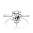 2.00 Ct. Pear Shaped Moissanite Solitaire Engagement Ring (SO71PS-M)