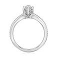 1.00 Ct. Marquise Shape Moissanite Pavé Engagement Ring (DC14MQ-M)