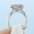 2.50 Ct. Emerald Cut Moissanite Platinum Tacori RoyalT Engagement Ring (HT2651EC85X65-M)