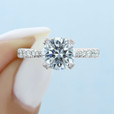 2.00 Ct. Round Moissanite Platinum Tacori RoyalT Engagement Ring (HT2663RD8-M)