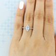 1.50 Ct. Marquise Shaped Moissanite Micro-Prong Engagement Ring (EV160MQ-M)