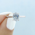 2.50 ct Oval Solitaire White Gold Engagement Ring (FG87OV)