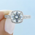 2.25 ct Tacori Dantela White Gold Engagement Ring (2620RDLGP)