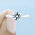 1 ct Round Solitaire Yellow Gold Engagement Ring (SO53-YG)