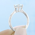 2 ct Round 6-Prong Solitaire Engagement Platinum Ring (EV108A-PL)