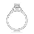 1.50 ct Oval Hidden Halo Platinum Engagement Ring (CR09OV-PL)