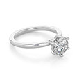 1.25 ct Round 6-Prong Solitaire Platinum Engagement Ring (EV17-PL)