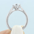 1 ct Danhov Classico 6-Prong Platinum Engagement Ring  (CL105-PL)