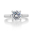 2 ct Round Gabriel Solitaire Platinum Engagement Ring (GC19SO-200-PL)