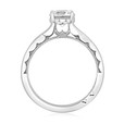 1 ct Tacori Sculpted Crescent Platinum Engagement Ring (51RD65)