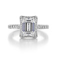 2 ct Tacori Dantela White Gold Engagement Ring (2620ECLGPW)