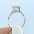 2.50 ct Oval Solitaire Rose Gold Engagement Ring (FG87OV-RG)