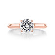 1 ct Round Solitaire Rose Gold Engagement Ring (SO21-RG)