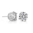 3.00 ct Lab Diamond Stud Earrings set in White Gold (4002206)