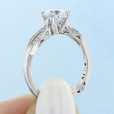 1 ct Tacori Ribbon White Gold Engagement Ring (2573SMRD65)